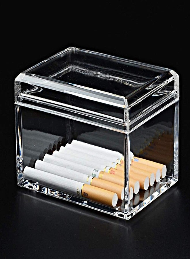 Yakri Acrylic Tea Bags Caddy Organizer,Tea Chest Box,Holder with Lid for Tea Coffee Bags,Small Packets,Sweeteners (10.5x7.5x7cm), YTBH-08328 - Image 3