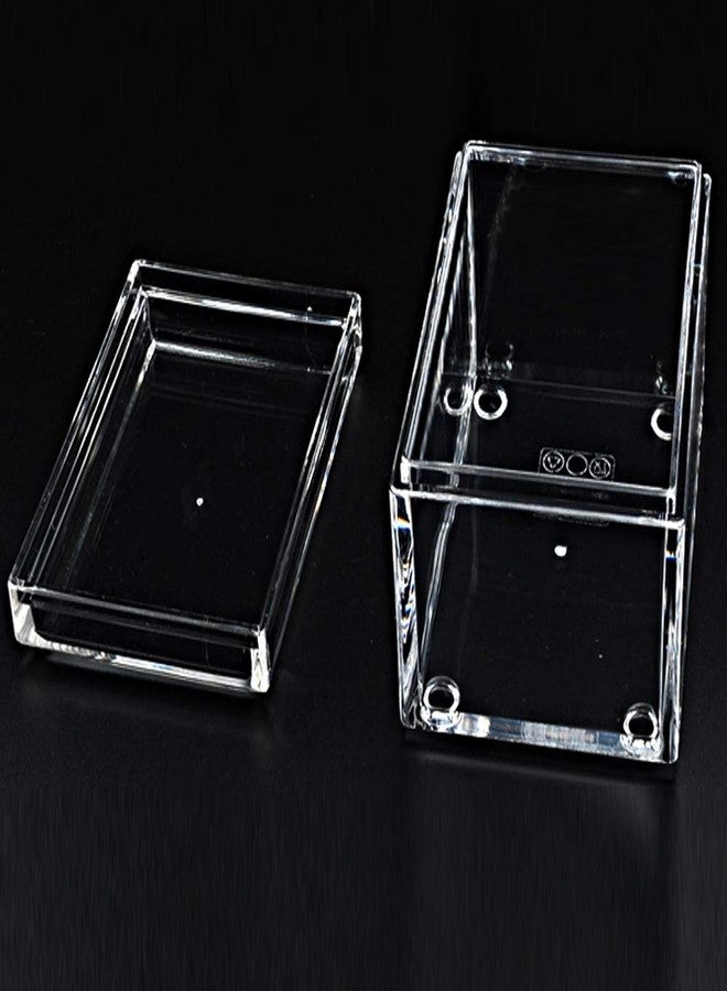 Yakri Acrylic Tea Bags Caddy Organizer,Tea Chest Box,Holder with Lid for Tea Coffee Bags,Small Packets,Sweeteners (10.5x7.5x7cm), YTBH-08328 - Image 5