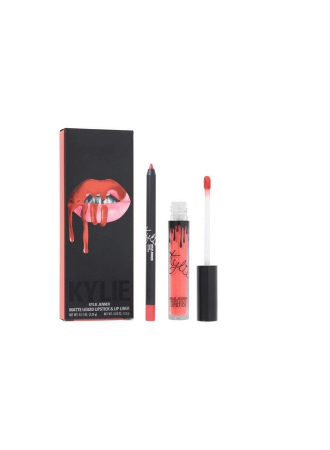 Kylie Cosmetics Matte Lip Kit Liquid Lipstick & Lip Liner ~ Limited Edition (Warm Rosy Mauve) Kylie X Ulta Beauty - Image 2