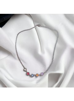 Colorful Heart Bead Necklace