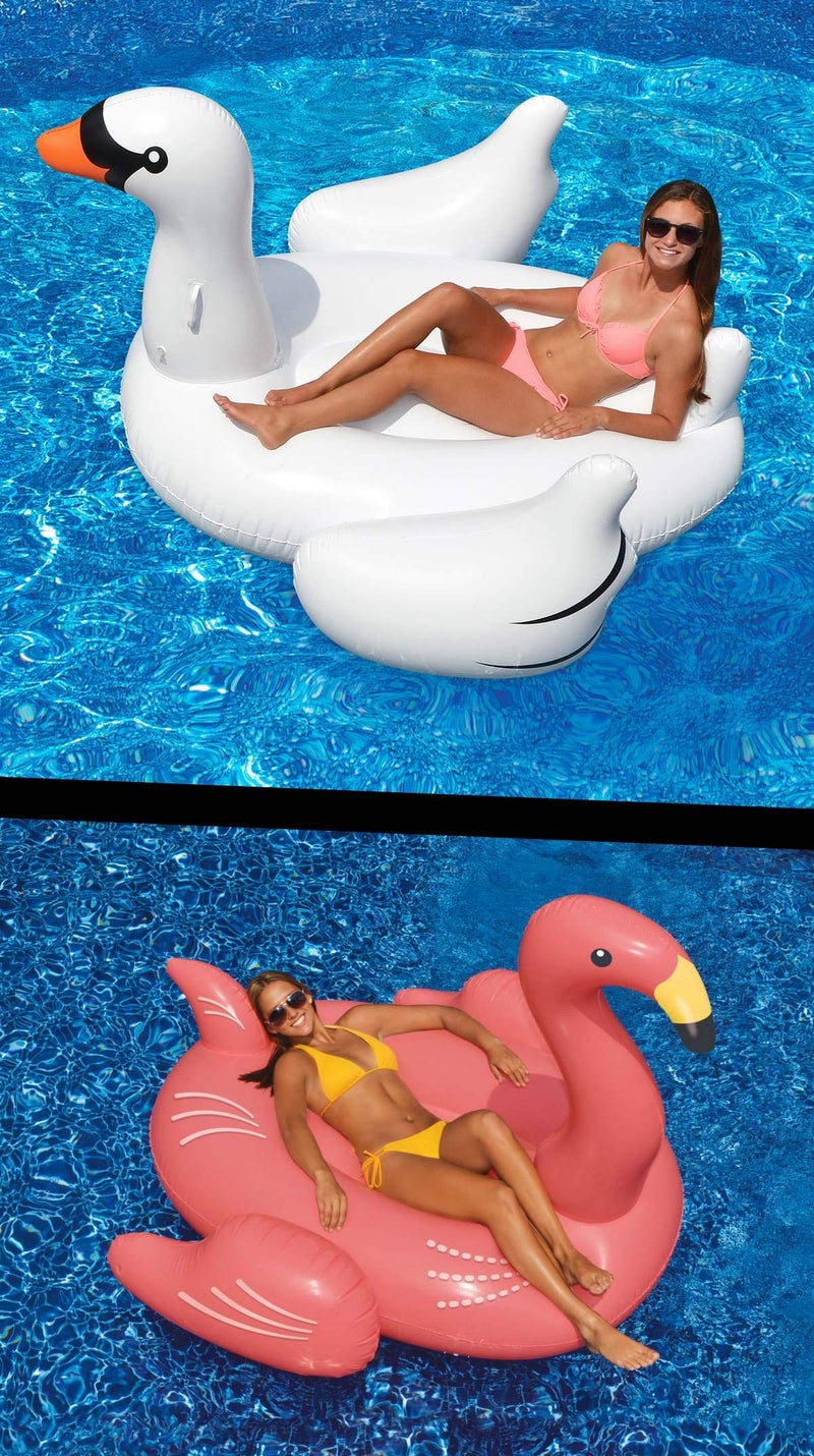 Swimline Giant Swan and Giant Flamingo for Swimming Pools Large - Image 2