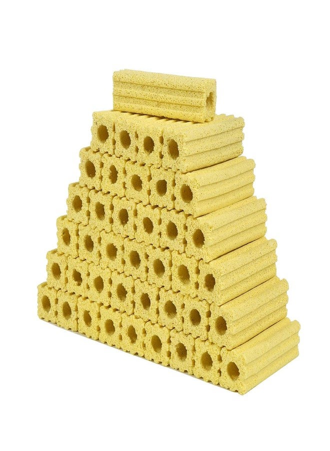 AFACYGN 54pcs 3.8 Inch Aquarium Ceramic Bio Filter Media,Ceramic Bio Media Blocks for Fish Tank and Koi Pond - Image 2