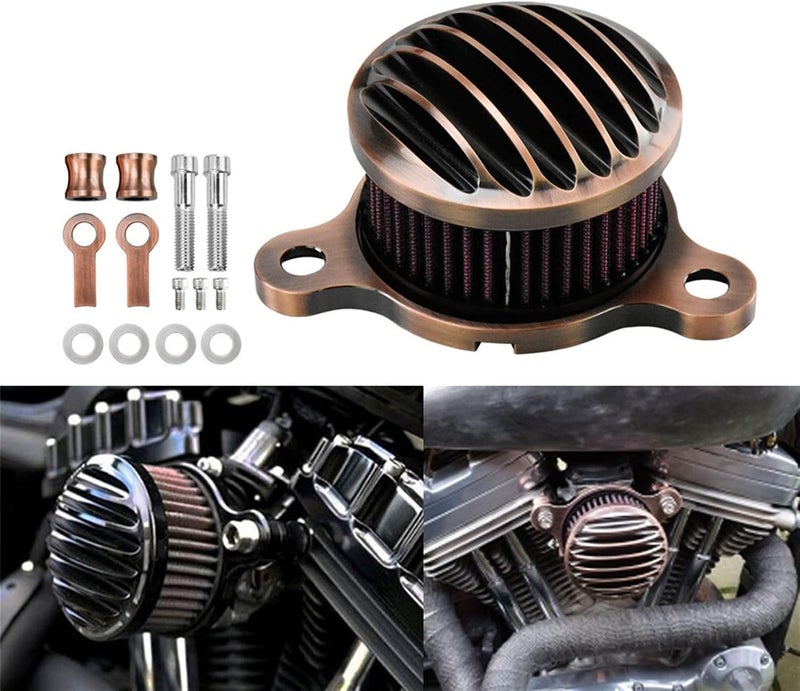 QASULER Motorcycle Air Filter for Harley Sportster - Image 3