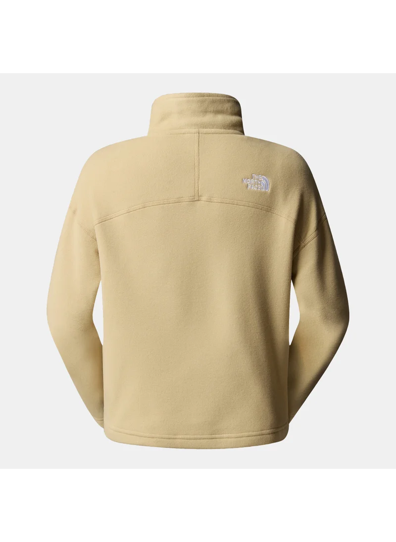 THE NORTH FACE Women's 100 Glacier Cropped 1/4 Zip Sweatshirt
