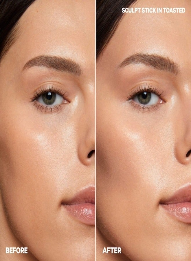 MILK MAKEUP MILK MAKEUP Sculpt Cream Contour Stick Toasted 5.7g – Light Neutral-Toned Cream Contour for Seamless Definition  - Image 2