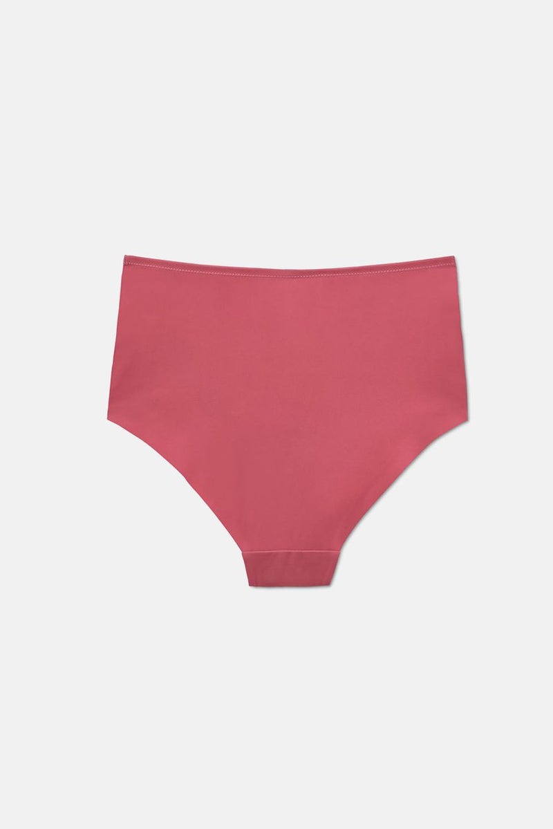 Tchibo Women High Waist Lace Panty Brief, Raspberry - Image 3
