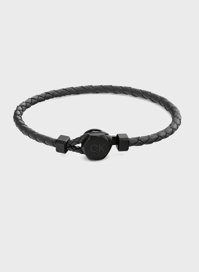 CALVIN KLEIN Latch Braided Bracelet