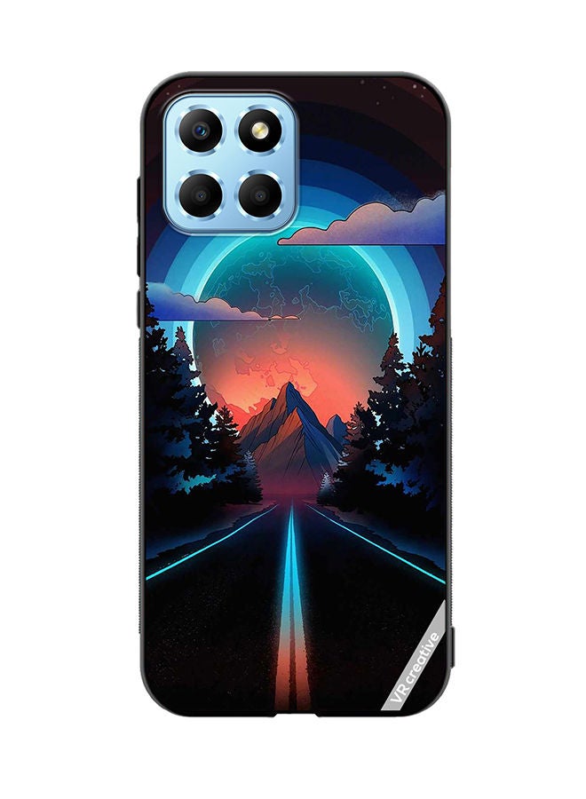 VR CREATIVE Protective Case Cover For Honor X8 5G Road To Paradise Design Multicolour - Image 1