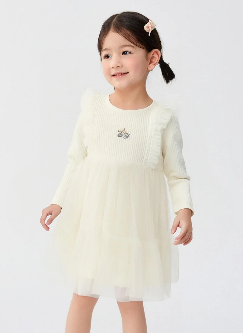 Balabala Girl Toddler Knitted one-piece dress