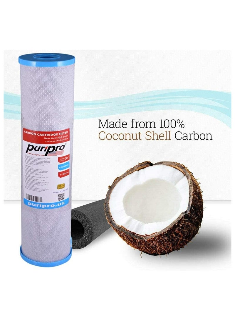 PuriPro Water Filter Cartridge Filter Replacement Set For Whole House Filtration Big Blue Jumbo Housing For Villa And Restaurants - Image 4