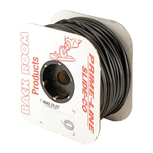 Prime-Line MP7564 Screen Retainer Spline, 0.140 In. Diameter, Black Vinyl, 500 ft. (1 Roll) - Image 1