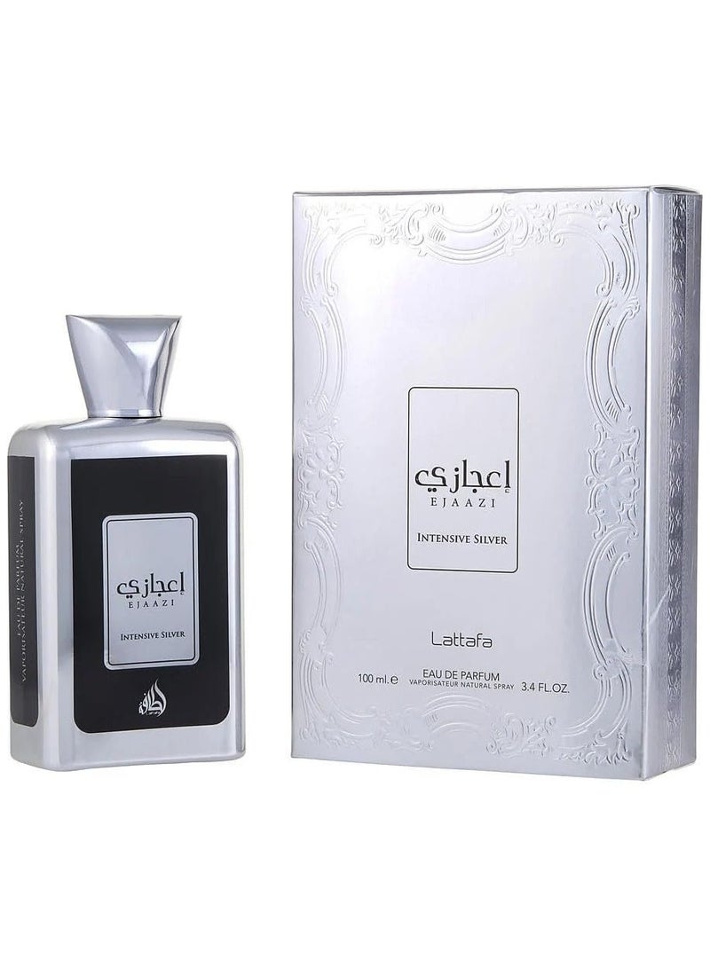 لطافة او دو بارفان انتينسيف سيلفر (U) من ايجازي، 100 مل - Image 1