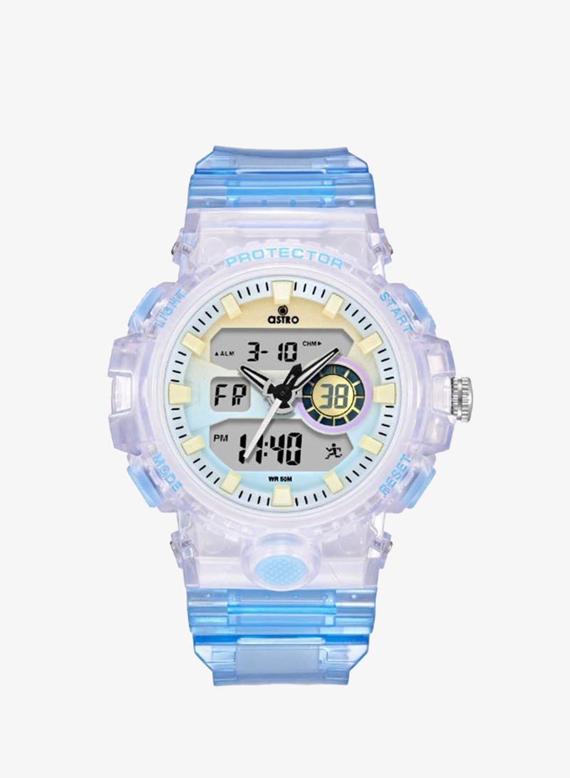 Kids Polyurethane Analog-Digital Watch A24802-PPLL - 47 mm