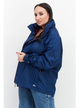 Trespass Women Brand Logo Windbreaker Jacket, Blue  - Image 2