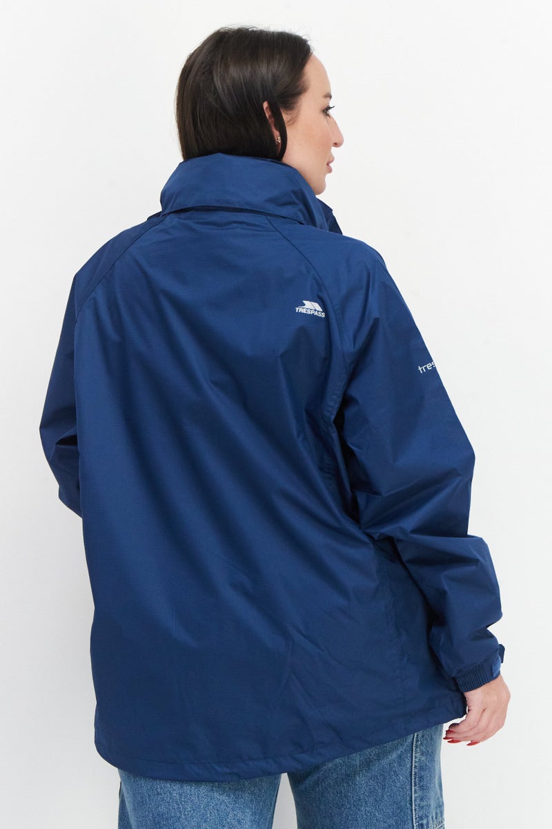 Trespass Women Brand Logo Windbreaker Jacket, Blue - Image 3