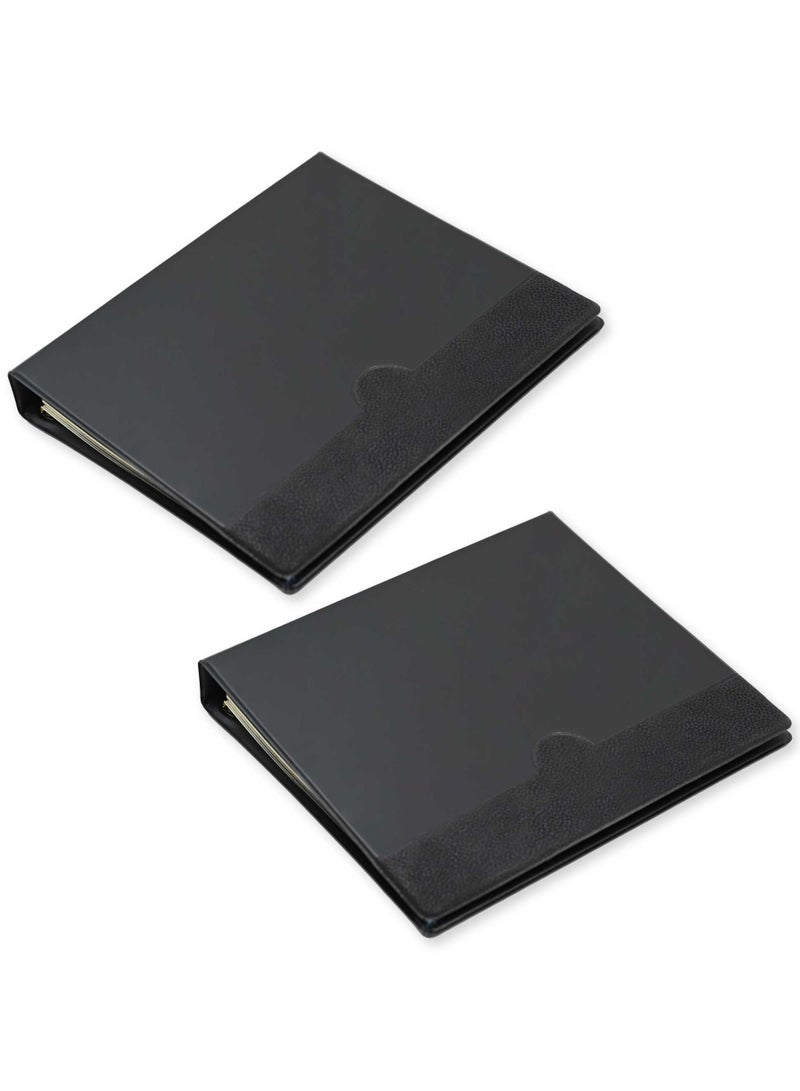 FIS 2 Pieces Telephone Address Book with Index (A to Z) Colour Hellas Black - UATL082BK - Image 2