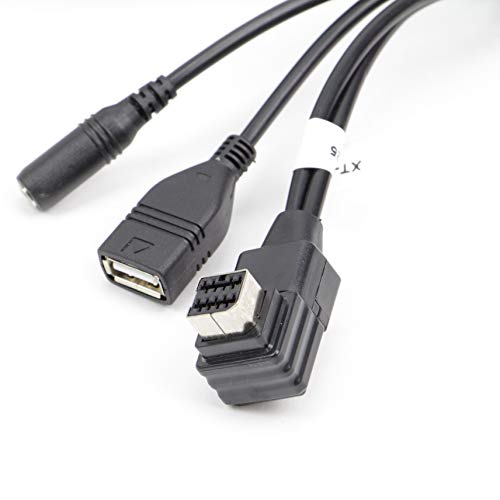 Xtenzi Audio Connection USB Mini Jack AV Adapter Cable Compatible with Pioneer AVIC X940BT Z140BH X930BT X9310BT Z130BT - Image 2