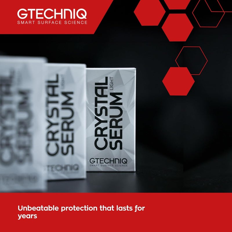 Gtechniq Crystal Serum Light Ceramic Coating for Cars, Protect Car Paintwork, High Shine, Easy to Apply, 30ml (Sufficient for 1 Small-Med Car)-3-5 Years Durability - Image 3
