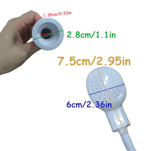 CaoXiong 13.12ft/4m Sink Spray Hose, Portable Shampoo Sprayer, Handheld Faucet Shower Head Spray Hose for Bathing Baby, Pets, Washing Hair, Rinsing Vegetables, Utility Sink - Image 2