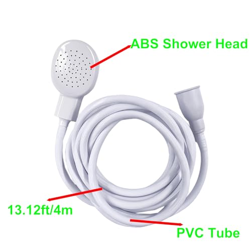 CaoXiong 13.12ft/4m Sink Spray Hose, Portable Shampoo Sprayer, Handheld Faucet Shower Head Spray Hose for Bathing Baby, Pets, Washing Hair, Rinsing Vegetables, Utility Sink - Image 3