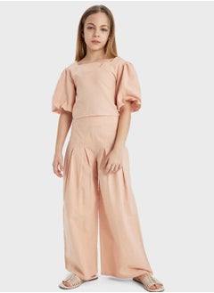 DeFacto Girl Wide Leg Wide Leg Cotton Trousers  - Image 1