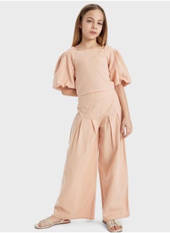 DeFacto Girl Wide Leg Wide Leg Cotton Trousers  - Image 3