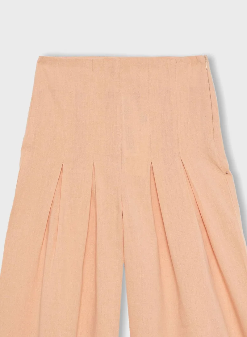 DeFacto Girl Wide Leg Wide Leg Cotton Trousers