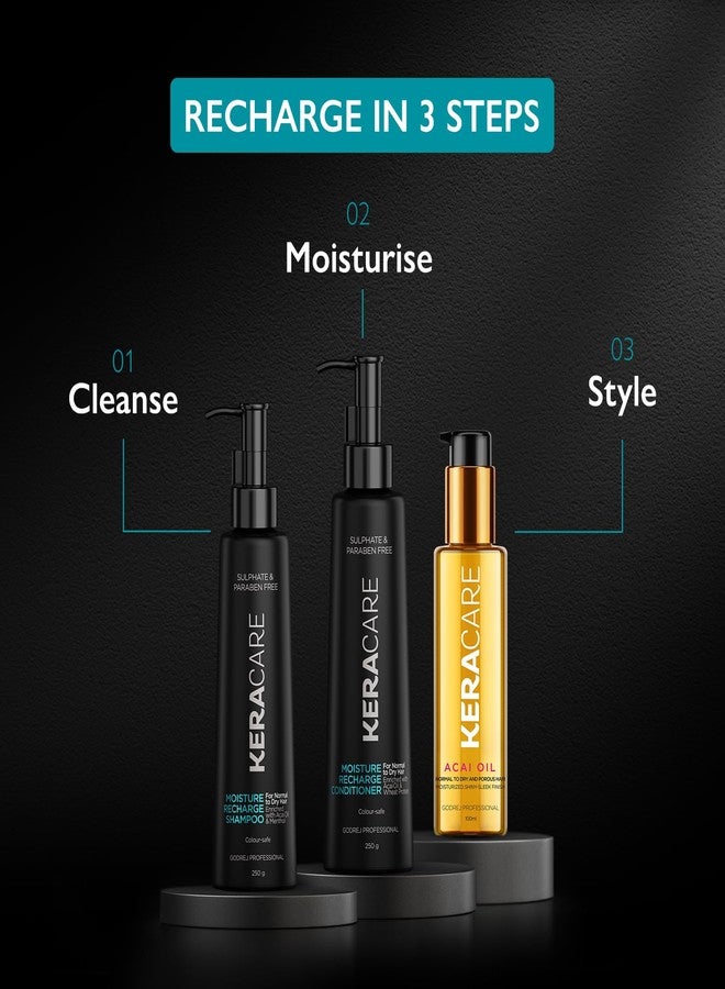 Godrej Professional Keracare Acai Oil (100ml) | Paraben and Sulphate-free | Infused with Acai Berries and Antioxidants | Revive Dry and Porous hair - Image 5