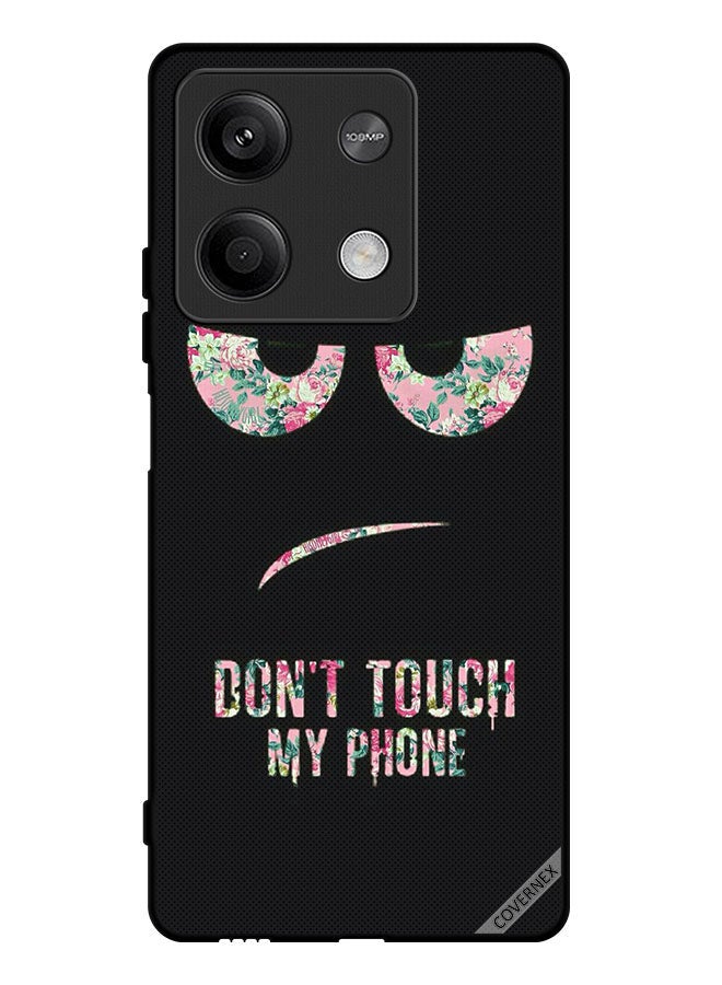 Covernex Protective Case Cover For Xiaomi Redmi Note 13 Don't Touch My Phone Floral - Image 1
