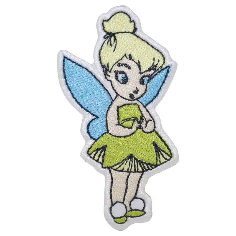 Octory Tinkerbell Iron On Patches for Clothing Saw OnIron On Embroidered Patch Applique for Jeans Hats Bags