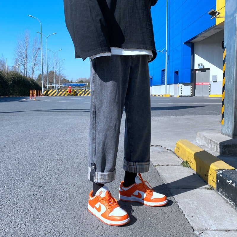 Unisex Classic Denim Jeans Loose Fit Daily Outdoor Wear - Image 3