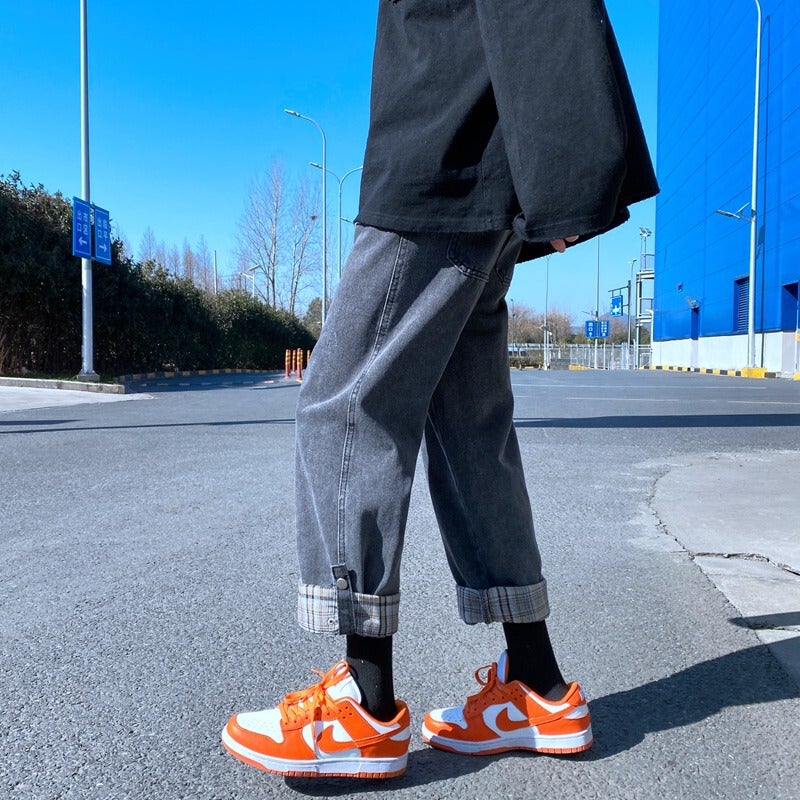 Unisex Classic Denim Jeans Loose Fit Daily Outdoor Wear - Image 5