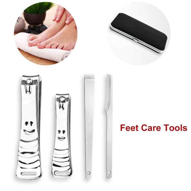 Nail Clipper Set Professional 15 Pcs Manicure Pedicure Set Eyebrow Shaping Grooming Kit Ear Cleaning Compact Travel Case - Image 5