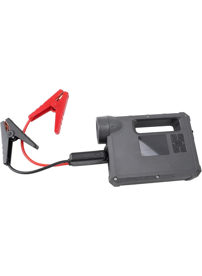 REBENUO Multi-Function Car Jump Starter 16000mAh with Air Compressor and LED Light - Image 2