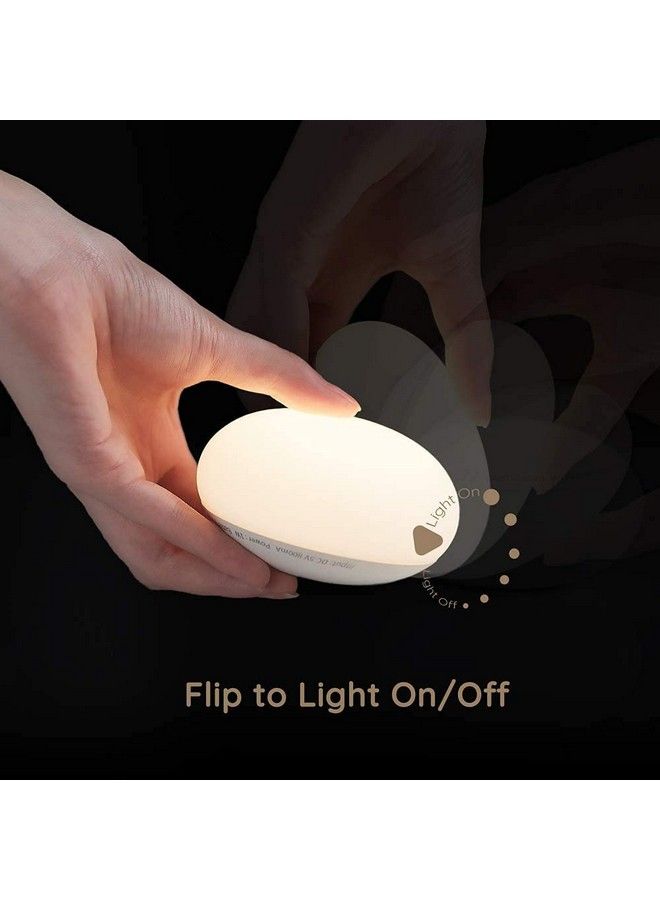 Anico Easzzz Baby Night Light Nursery Night Lamp For Breastfeeding Soft Bpa Free Silicone Touch Night Lamp Eye Caring Easy Flip Design Stepless Dimming 1Pack - Image 4
