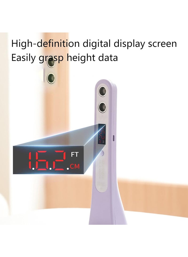 CMGTYYD - Handheld Height Measuring Device Cordless Stadiometer Non Slip Pad Precision for Children and Adults 8W with Digital Display, （Pink） - Image 1