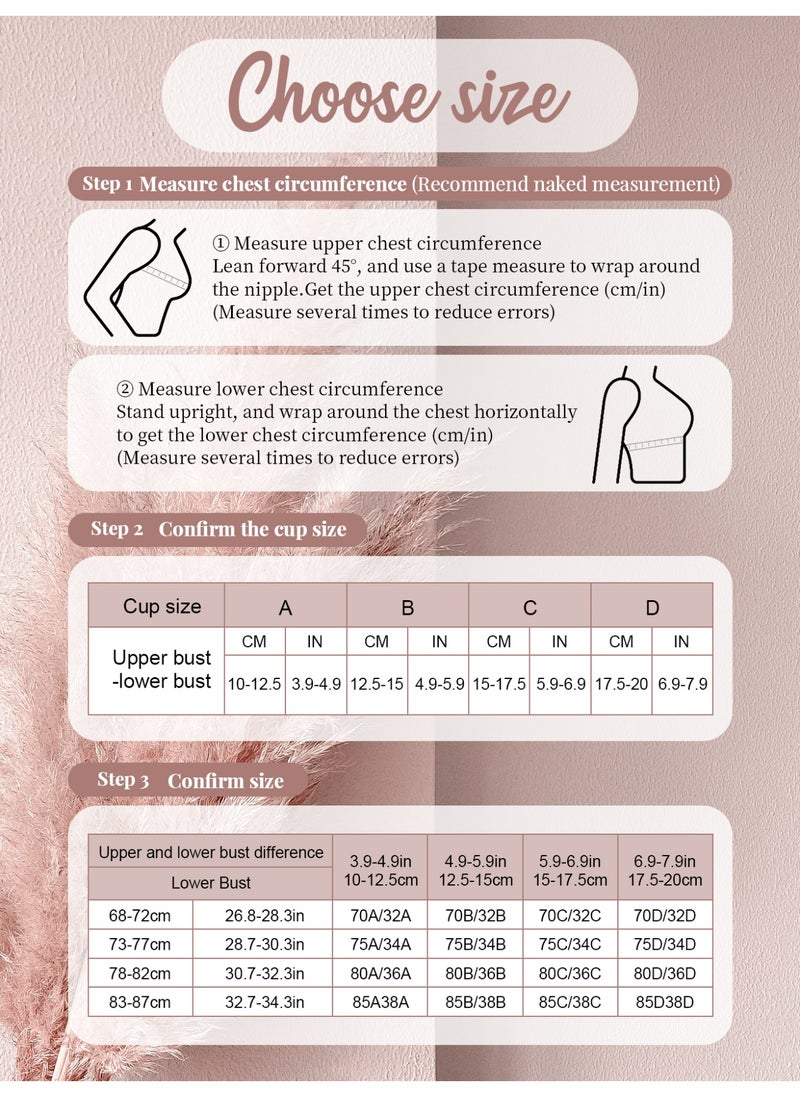 Generic 5Pcs Women Bra Steel Ring Support Enhanced Breast Support Sagging Prevention  - Image 3