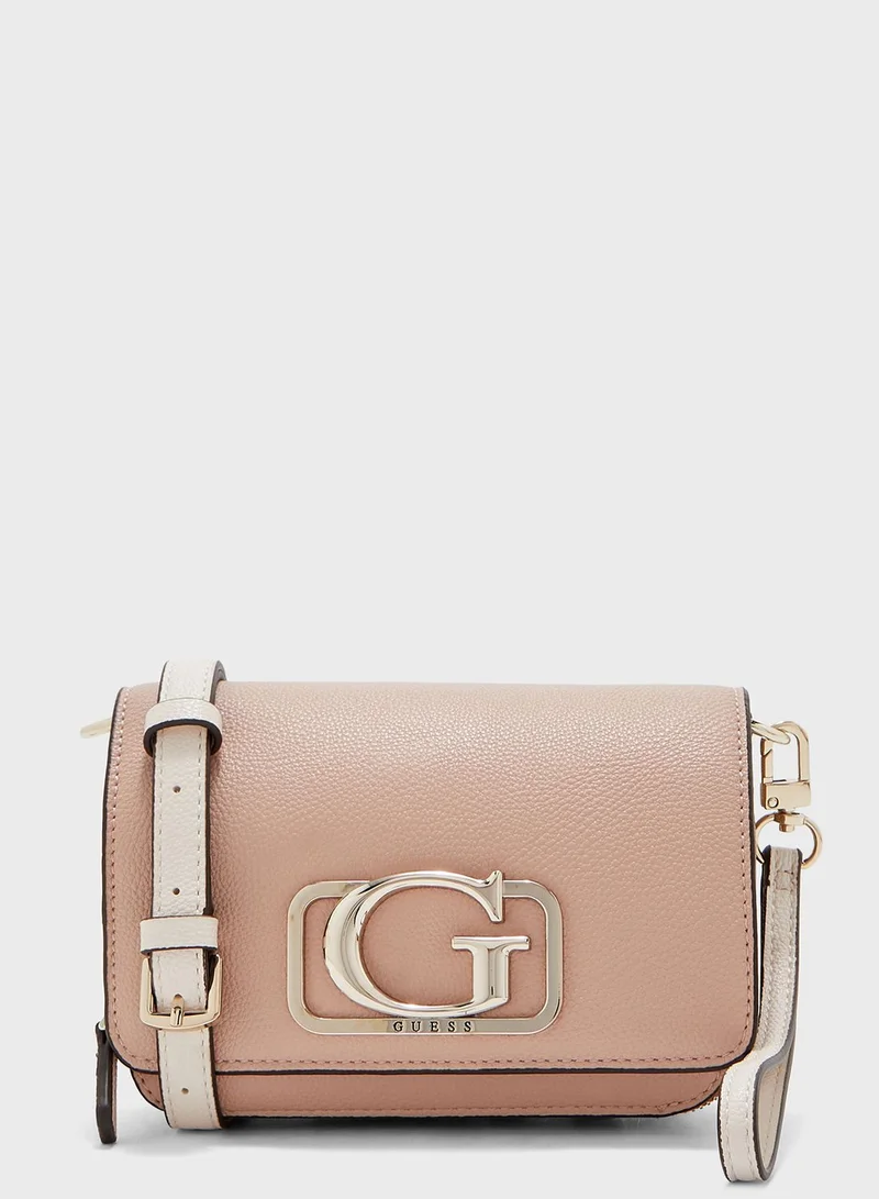 GUESS Annarita Flap Over Mini Crossbody