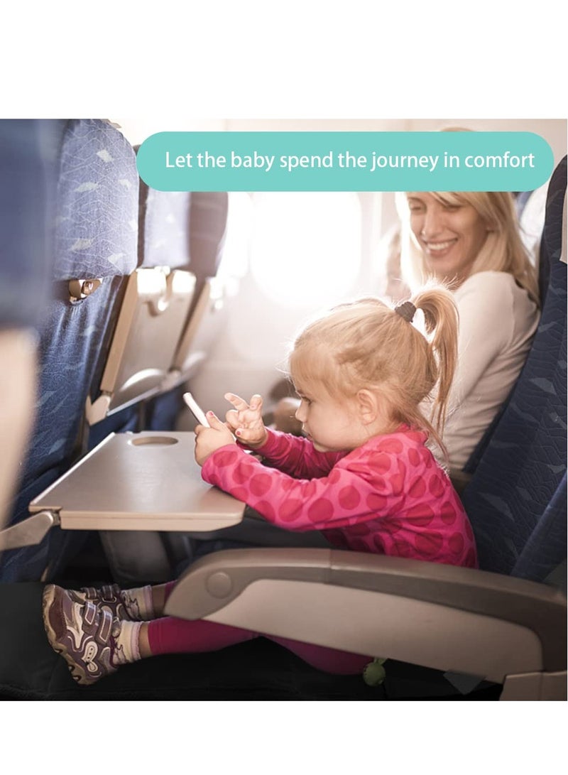 Portable Toddler Airplane Footrest Hammock, Travel Bed for Kids, Comfortable Leg Rest for Airplane Seats, Essential Travel Accessory for Children (Black) - Image 4