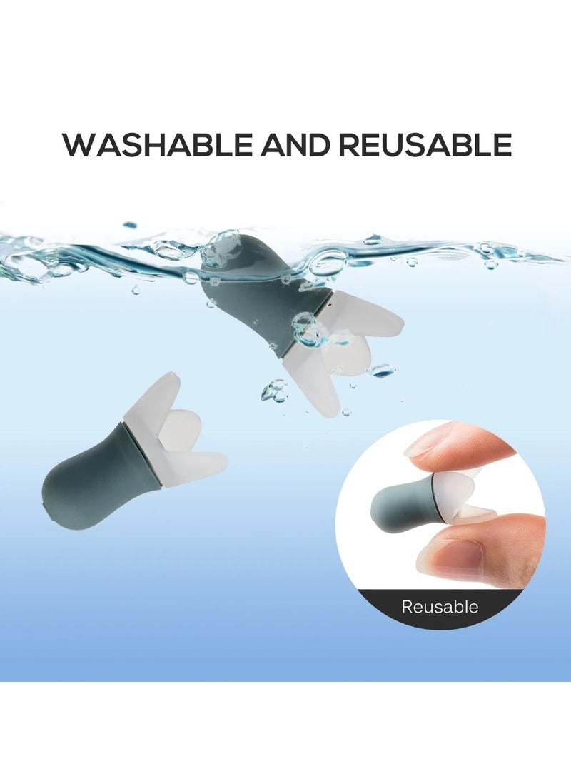 ارواق سدادات أذن عازلة للضوضاء، حجب الصوت، تقليل الضوضاء، قابلة لإعادة الاستخدام مع حافظة للنوم والشخير والرماية والسباحة - Image 3