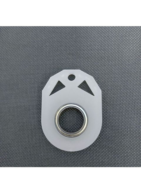 Noctilucent Keychain Fidget Spinner Relieve Boredom Light Trendy Fingertip Spinning Keyring Anti-Anxiety Portable-Color:New Night Glow 7.3g
