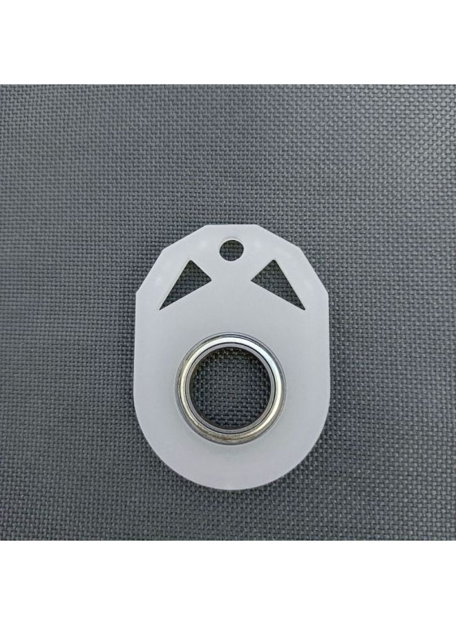 Noctilucent Keychain Fidget Spinner Relieve Boredom Light Trendy Fingertip Spinning Keyring Anti-Anxiety Portable-Color:New Night Glow 7.3g