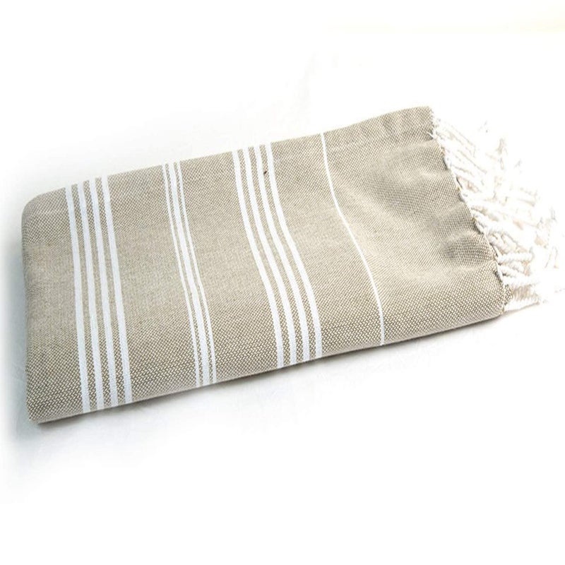 ROSSLYN Bath/Beach Towel Ultra Soft, Absorbent & Quick Dry Towel for Bath, Beach, Pool, Travel, Spa and Yoga 76x152 cm Set of 2 (Yellow Beige) - Image 3