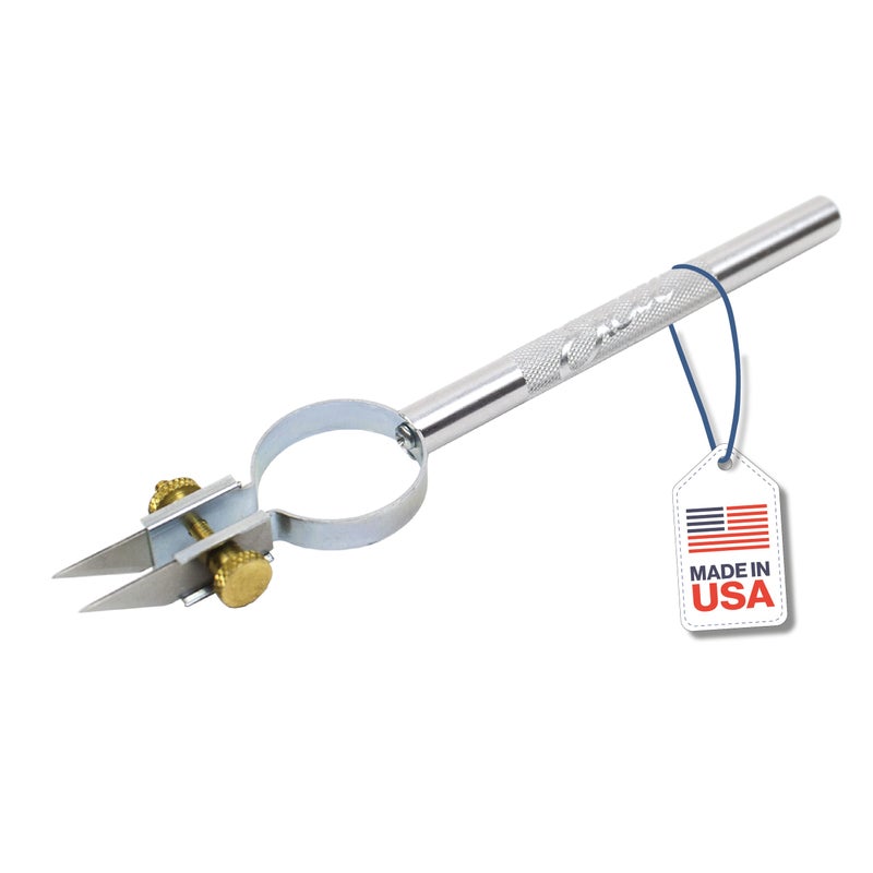 Excel Blades 30608 Dual Strip Cutter, Dual Twin Blade Knife Parallel Number 59 Blades, Adjustable Width Strip Cutter, Cutting Tool for Paper, Clay etc - Image 1