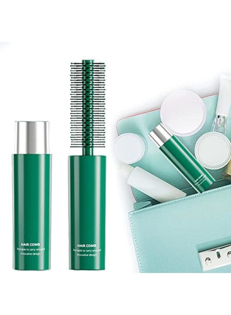 Round Hair Brush, Portable Adjustable Travel Anti-static Curly Hairbrush, for Blow Drying, Hair Wet Dry Styling - Image 1