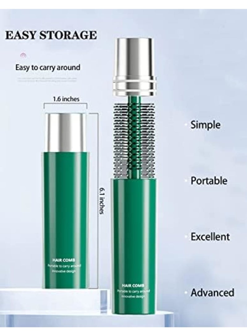 Round Hair Brush, Portable Adjustable Travel Anti-static Curly Hairbrush, for Blow Drying, Hair Wet Dry Styling - Image 3