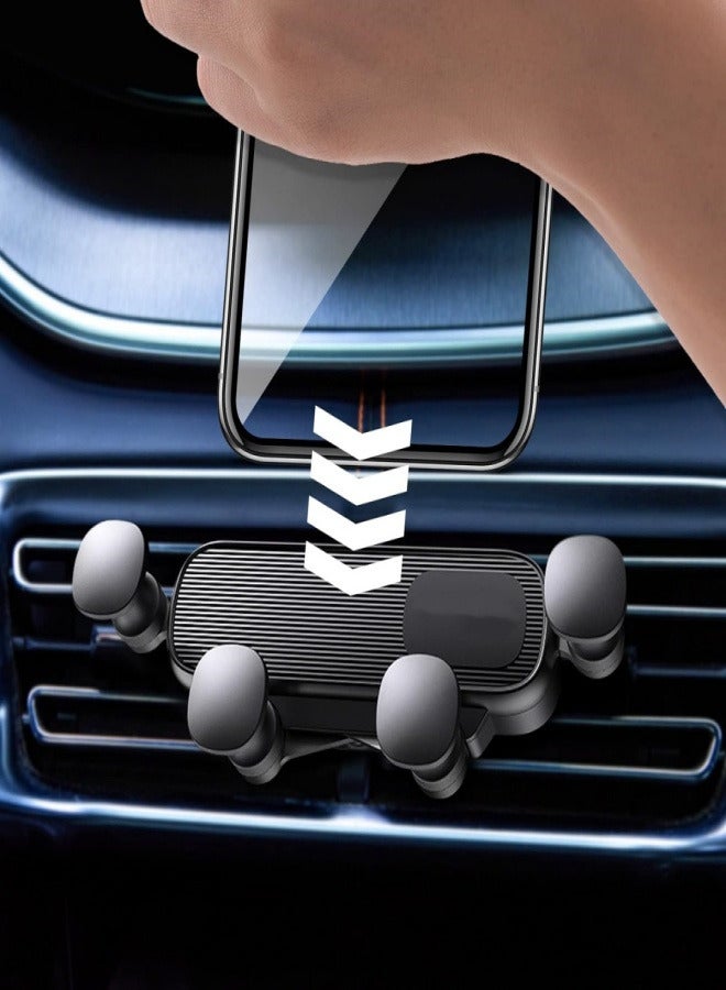 Car Phone Holder, Black, Suitable for mobile phone navigation while driving - Image 2