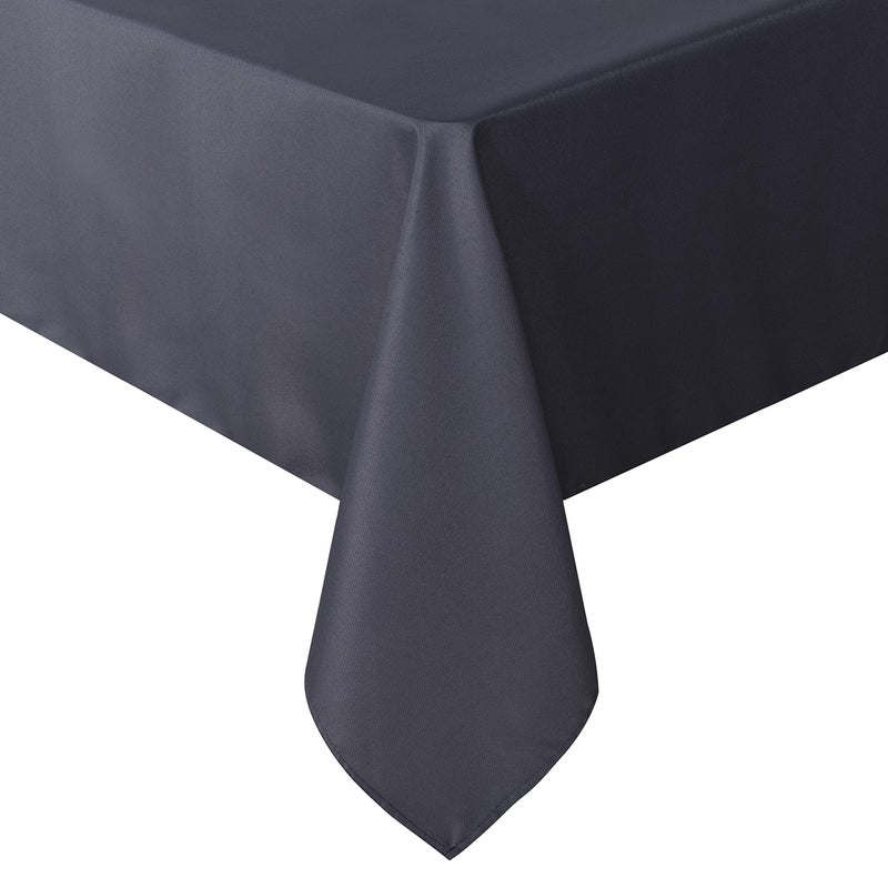 sancua Rectangle Tablecloth  60 x 120 Inch  Stain and Wrinkle Resistant Washable Polyester Table Cloth Decorative Fabric Table Cover for Dining Tables Buffet Parties and Camping Grey