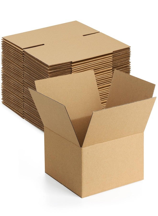 Eupako 8x8x4-Small-Shipping-Boxes-30-Pack-Brown-Corrugated-Box-Mailers, Cardboard Boxes for Packaging Small Business, Mailing - Image 1