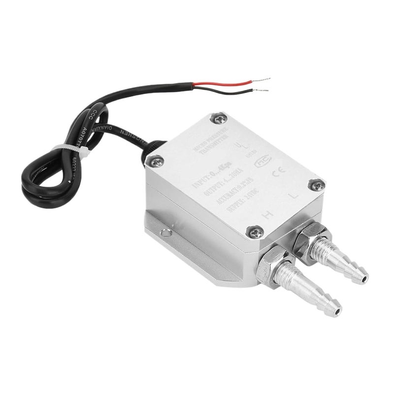 جهاز إرسال الضغط التفاضلي الدقيق 4-20 مللي أمبير مستشعر 0-4 كيلو باسكال قياس الضغط المنخفض محول صناعي - Image 4